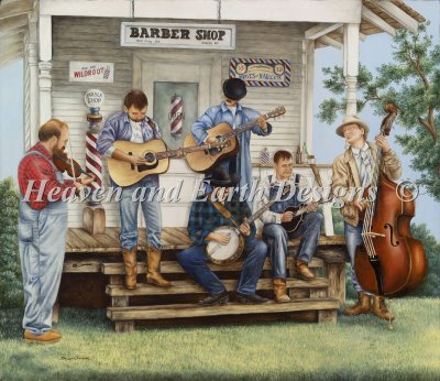 Diamond Painting Canvas - Mini Bluegrass Festival
